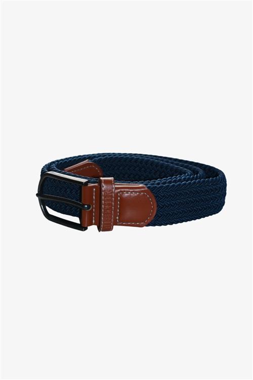 Elastikbælte - Blå - 115-cm - TeeShoppen