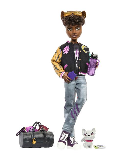 Doll, Clawd Wolf Doll With Pet And Accessories Monster High Patterned