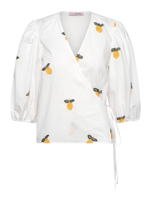 Rebekka Fruit Blouse A-View White