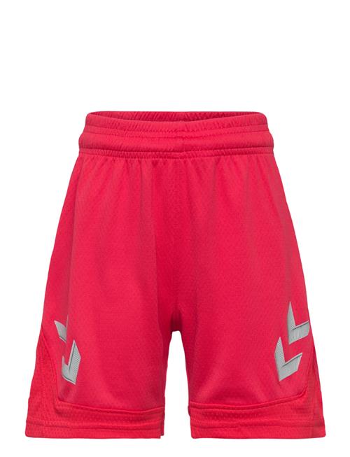 Hmllead Poly Shorts Kids Hummel Red