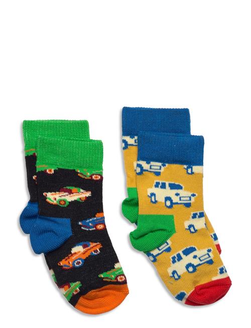 2-Pack Kids Car Sock Happy Socks Patterned