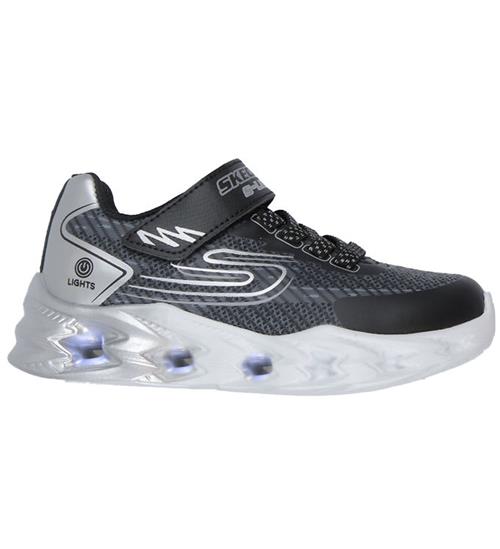 Skechers Sko m. Lys - Vortex 2.0 - Quantroid - Sort/GrÃ¥