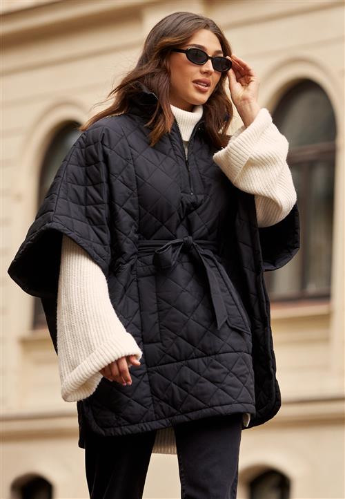 BUBBLEROOM Hiri Quilted Poncho