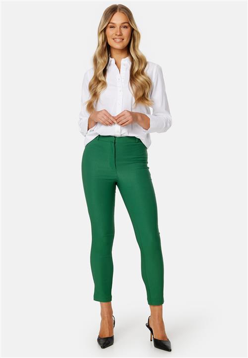 BUBBLEROOM Lorene High Waist Stretchy Ankle Slit Trousers