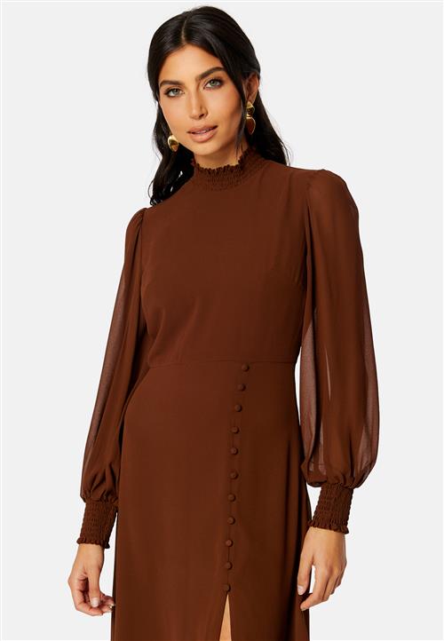 FOREVER NEW Sasha High Neck Midi Dress
