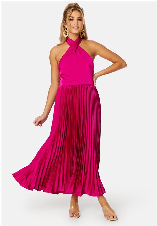 Elle Zeitoune Jaylee Halterneck Midi Dress