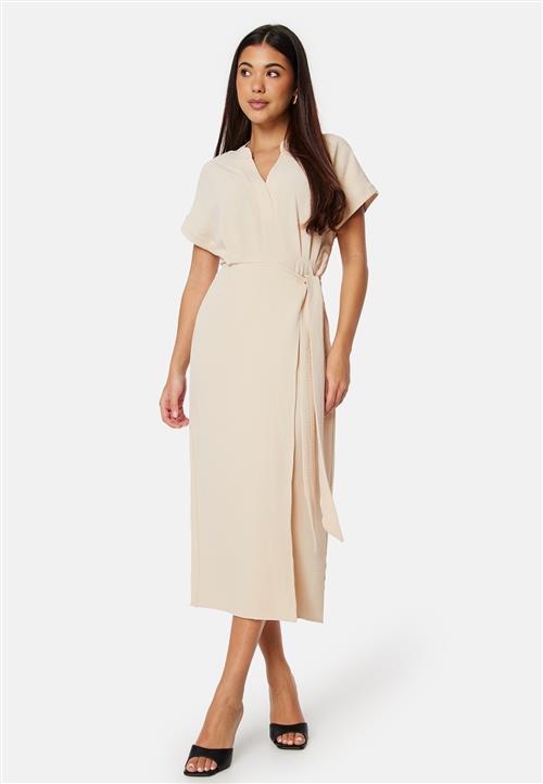 BUBBLEROOM V-neck Short Sleeve Wrap Dress
