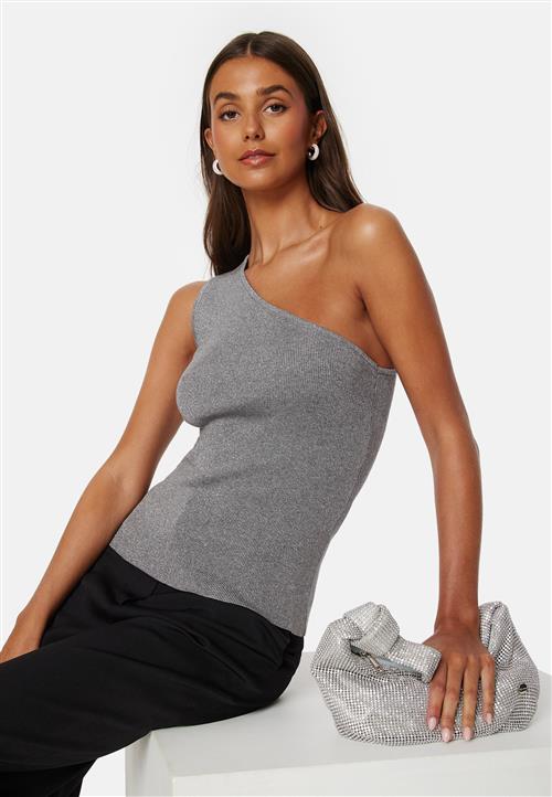 SELECTED FEMME Lura Lurex One Shoulder Knit Top