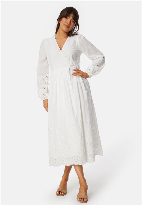 YAS Yasluma LS Long Wrap Dress