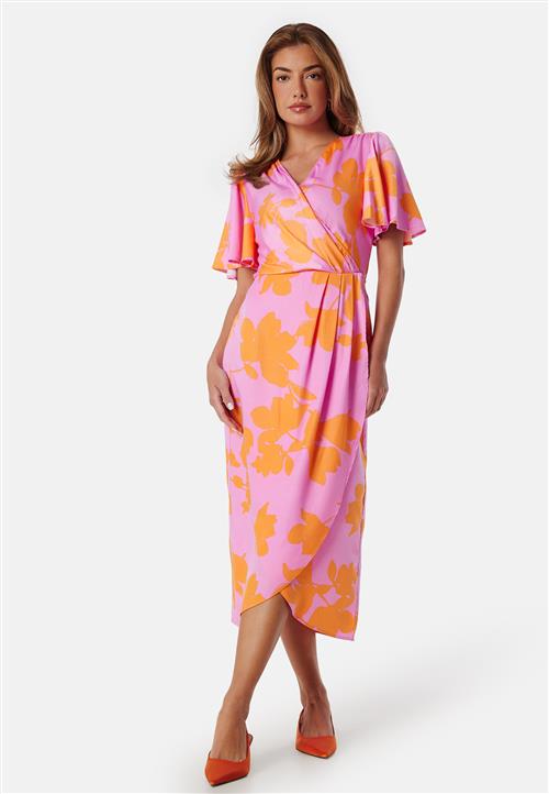 VILA Vinakita V-Neck wrap midi
