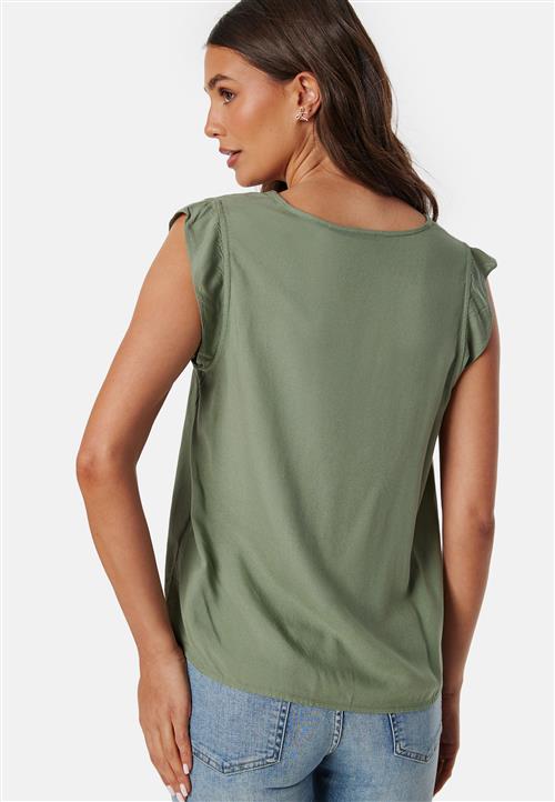 Pieces Pcnya SL V-Neck Top