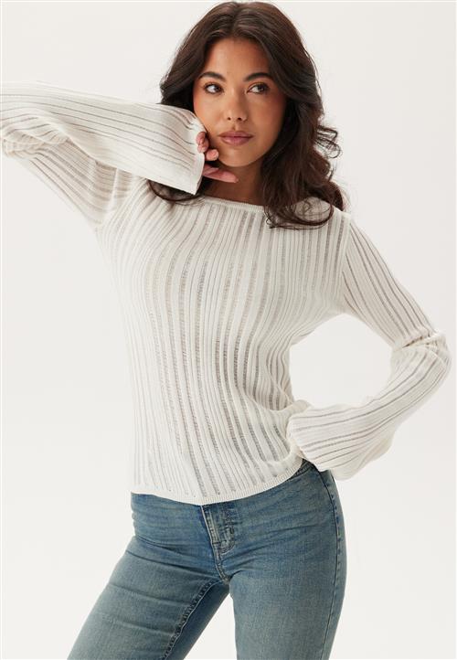 BUBBLEROOM Structure Knitted Top