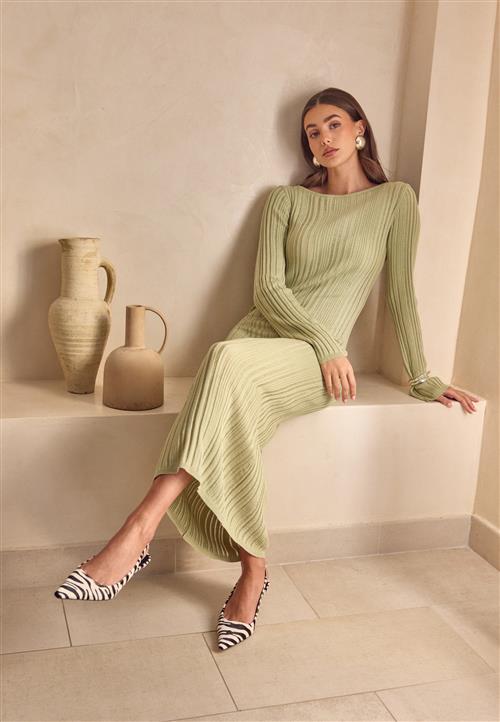 BUBBLEROOM Structure Knitted Dress