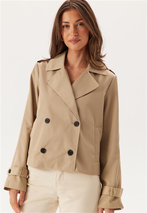 VILA Viaddison L/S SHORT TRENCHCOAT
