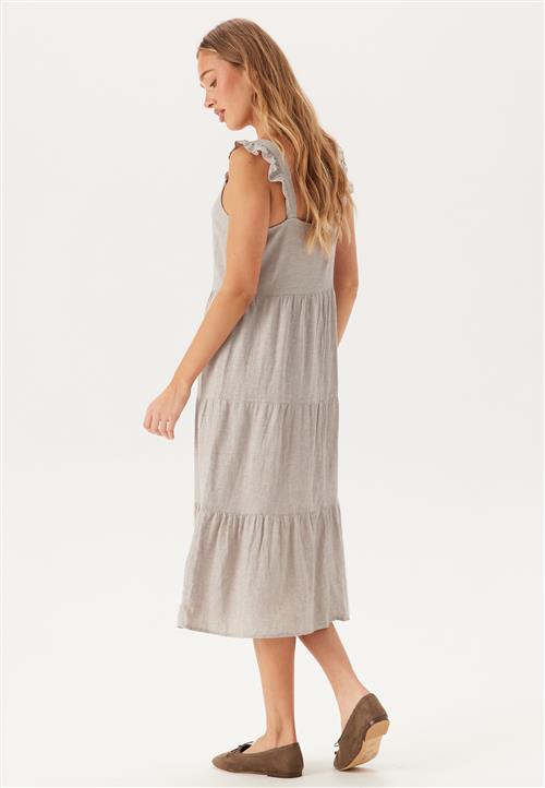 VERO MODA Vmlinn Sl Calf Button Dress