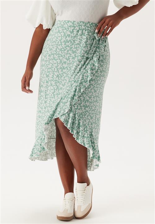 Happy Holly Frill Wrap Skirt
