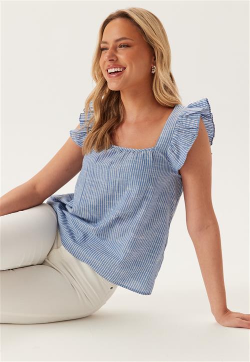 Pieces Pcapia Sl Square Neck Top