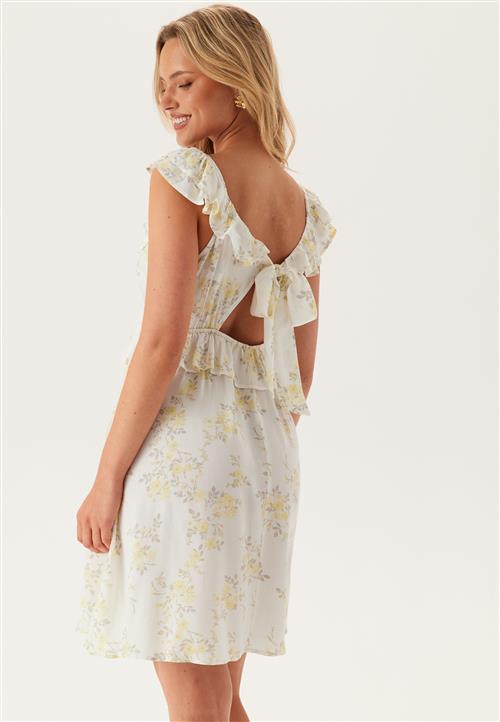 BUBBLEROOM Frill Viscose Dress Short