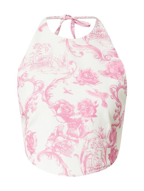 Missguided Overdel 'HANKY'  pink / hvid