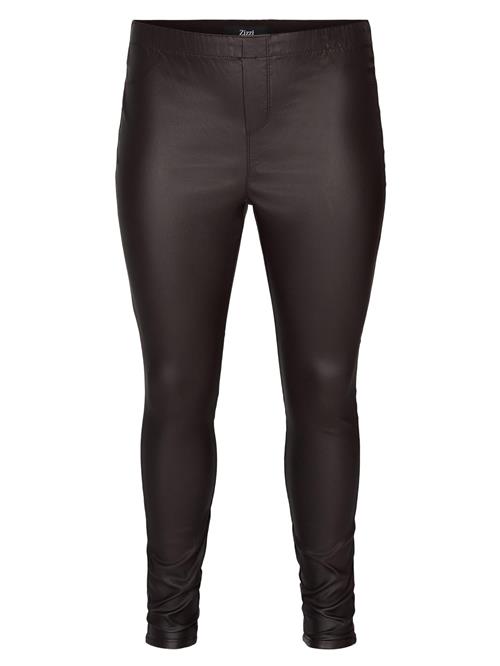 Zizzi Leggings  mørkebrun
