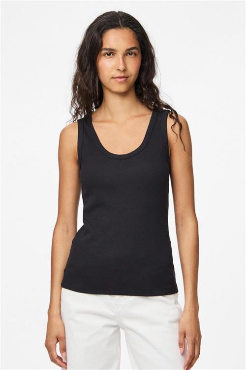 May Tank Top - Black - S - PIECES