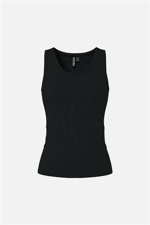May Tank Top - Black - PIECES