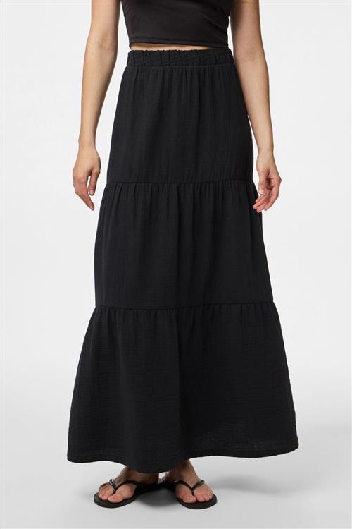 Sikka Maxi Nederdel - Sort - M - PIECES