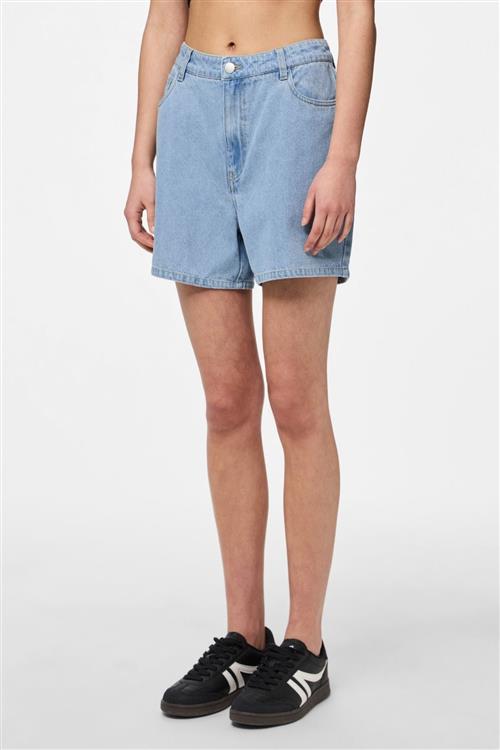 Abbi Shorts - Light Blue Denim - PIECES