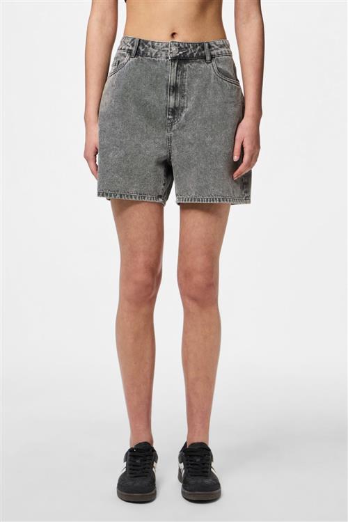 Abbi Shorts - Light Grey Denim - M - PIECES
