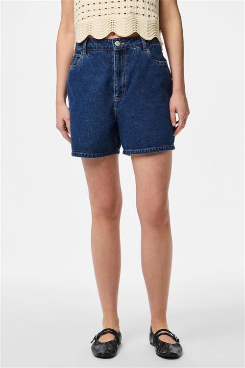 Abbi Shorts - Medium Blue Denim - L - PIECES