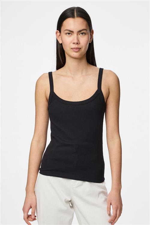 May Strap Top - Black - M - PIECES