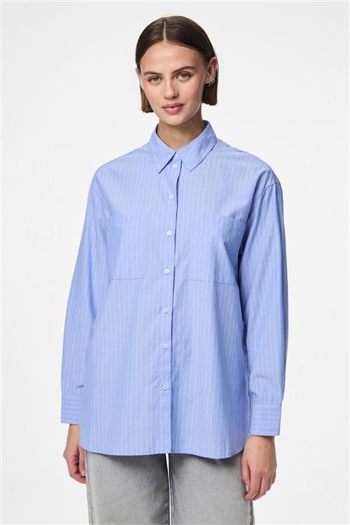 Melia Loose Shirt - Grapemist - M - PIECES