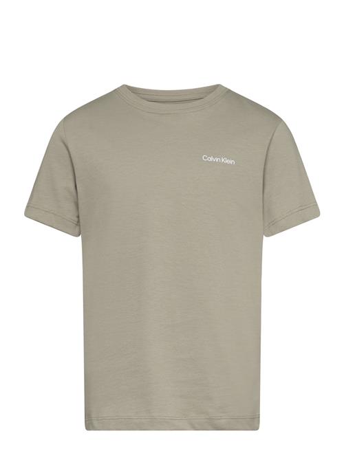 Chest Inst.logo Ss T-Shirt Calvin Klein Khaki