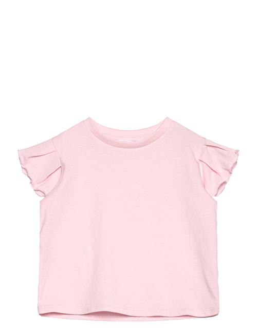 Short-Sleeved Cotton T-Shirt Mango Pink