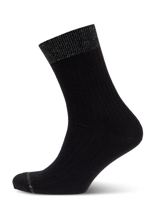 Erina Wool Rib Socks Mp Denmark Black
