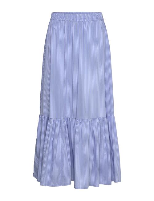 Rwiris Stripe Long Skirt Rosemunde Blue