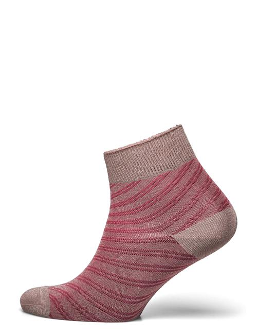Elisa Glitter Short Socks Mp Denmark Pink