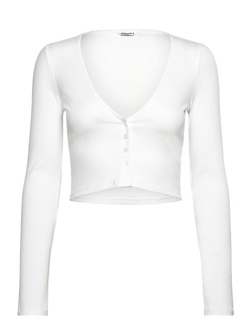 Alice Stenlöf Cropped Rib Cardigan Björn Borg White