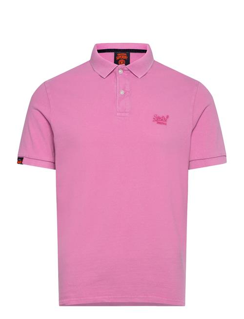 Vint Destroy Polo Superdry Pink