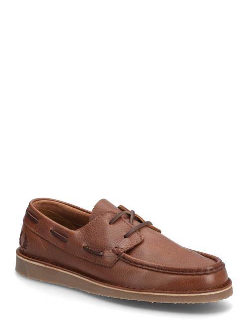 Meaden Leather Fred Perry Brown