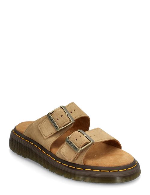 Josef Savannah Tan Bronx Suede Dr. Martens Beige