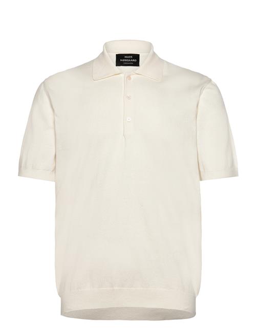 Tight Cotton Tristan Knit Ss Mads Nørgaard White
