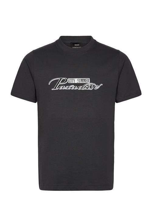 Cotton Jersey Frode Paradise Tee Mads Nørgaard Black