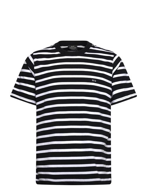 Cotton Jersey Stripe Frode Tee Mads Nørgaard Black