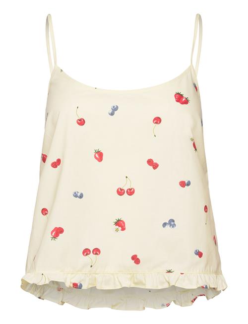 Cami Woven Ruffle Fruit Hunkemöller Cream