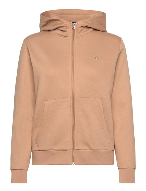 Reg Shield Logo Zip Hoodie GANT Beige