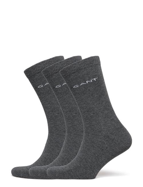 Soft Cotton Socks 3-Pack GANT Grey