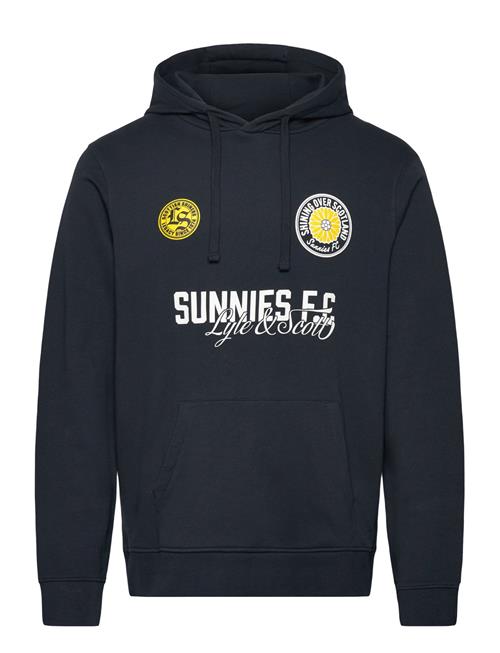 Sunnies Fc Graphic Pullover Hoodie Lyle & Scott Black