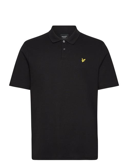 Ribbed Polo Shirt Lyle & Scott Black