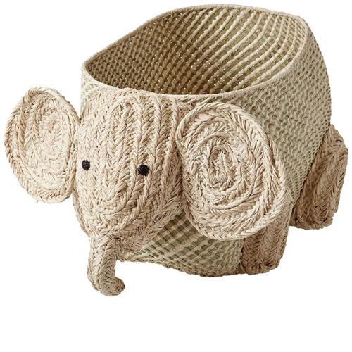 RICE Elephant Raffia Kurv Natur |  | 0